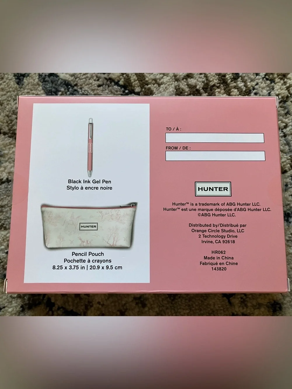 Hunter Pencil Pouch & Gel Pen